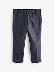 Navy Smart Check Trousers (3mths-7yrs) - Image 6 of 7