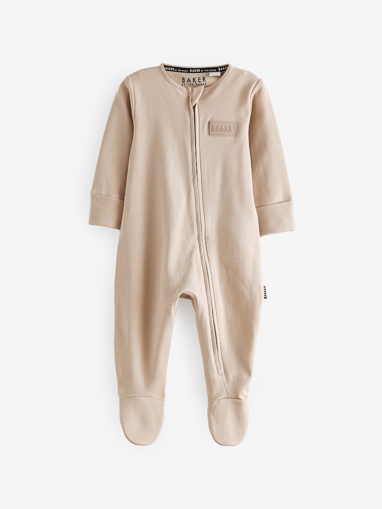 Baker by Ted Baker 100% Cotton Sleepsuits 3 Pack - Image 2 of 7