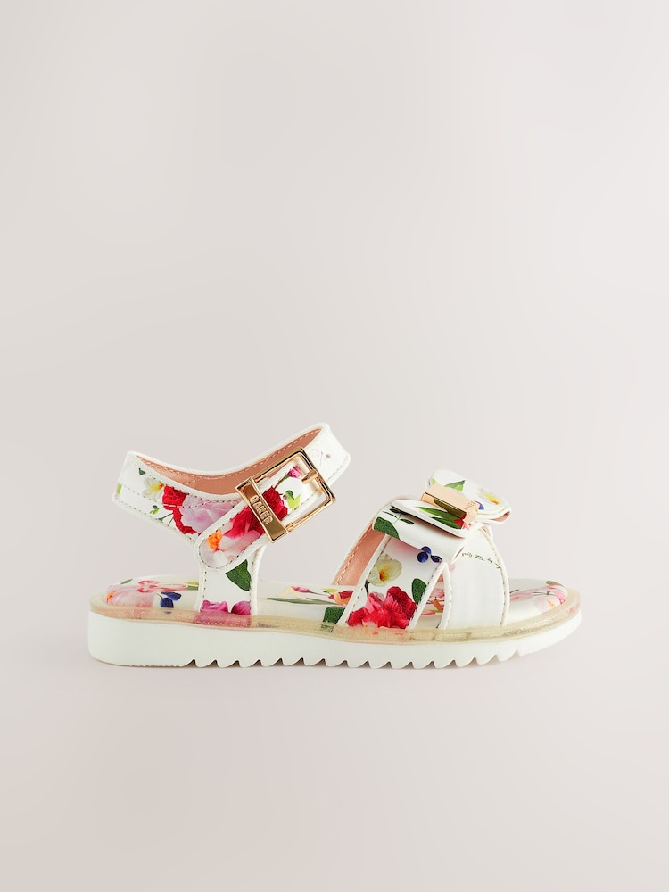 Baker by Ted Baker Girls Sporty Sandals with Bow - Image 2 of 6