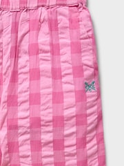 Crew Clothing Pink Cotton Barrel Leg Trousers - Image 2 of 3