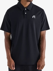 Malbon Black Fairway Polo Shirt - Image 1 of 2