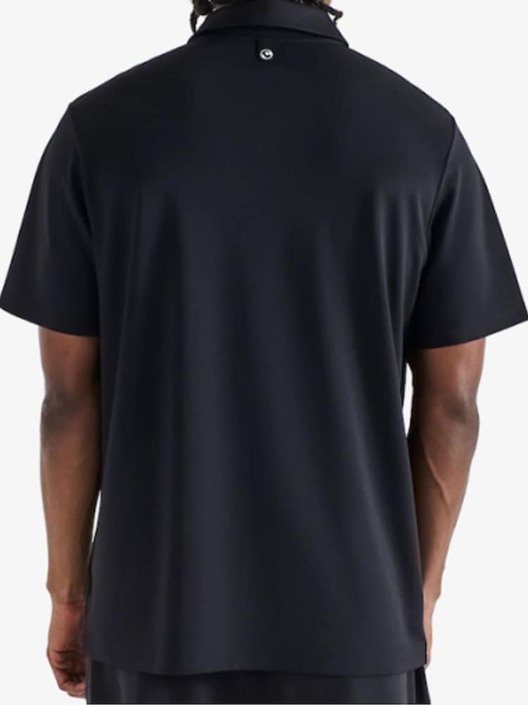 Malbon Black Fairway Polo Shirt - Image 2 of 2 Malbon Black Fairway Polo Shirt - Image 2 of 2