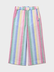 Crew Clothing Pink Striped Woven Trousers - Image 1 of 3