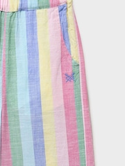 Crew Clothing Pink Striped Woven Trousers - Image 3 of 3