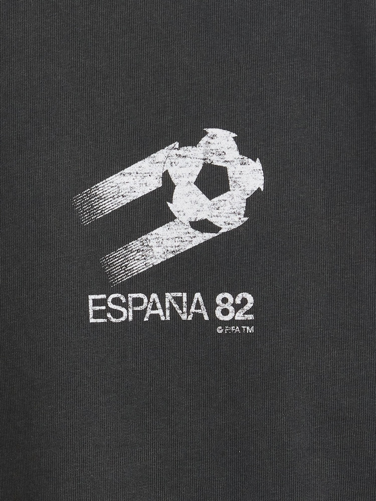 Gap Black Spain FIFA WORLD CUP™ Graphic Short Sleeve T-Shirt (4-13yrs) - Image 3 of 3 Gap Black Spain FIFA WORLD CUP™ Graphic Short Sleeve T-Shirt (4-13yrs) - Image 3 of 3