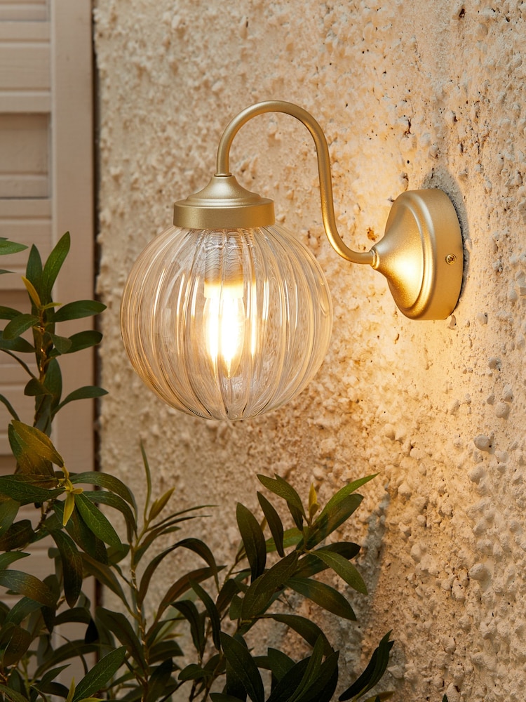 Brass Bourton Outdoor And Indoor (Including Bathroom) Wall Light - Image 1 of 7