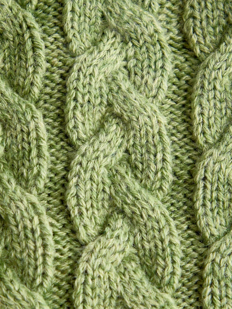 JoJo Maman Bébé Green Gingham Tractor Knitted Scarf - Image 4 of 4 JoJo Maman Bébé Green Gingham Tractor Knitted Scarf - Image 4 of 4