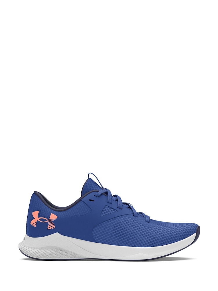 Under Armour Blue/White Charged Aurora Trainers - Image 1 of 7 Under Armour Blue/White Charged Aurora Trainers - Image 1 of 7