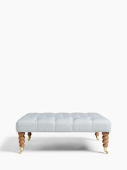 Laura Ashley Sweet Allysum Pale Seaspray Blue Ropsley Footstool - Image 4 of 8