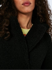 NOISY MAY Black Teddy Coat - Image 4 of 5