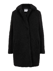 NOISY MAY Black Teddy Coat - Image 5 of 5