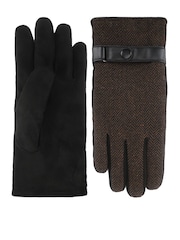 Totes Woven Check Scarf & Herringbone Gloves with Smartouch - Imagen 5 de 5