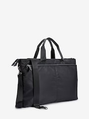 Black Laptop Tote Handbag - Image 3 of 10