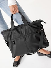 Black Laptop Tote Handbag - Image 8 of 10
