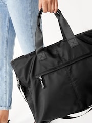 Black Laptop Tote Handbag - Image 9 of 10
