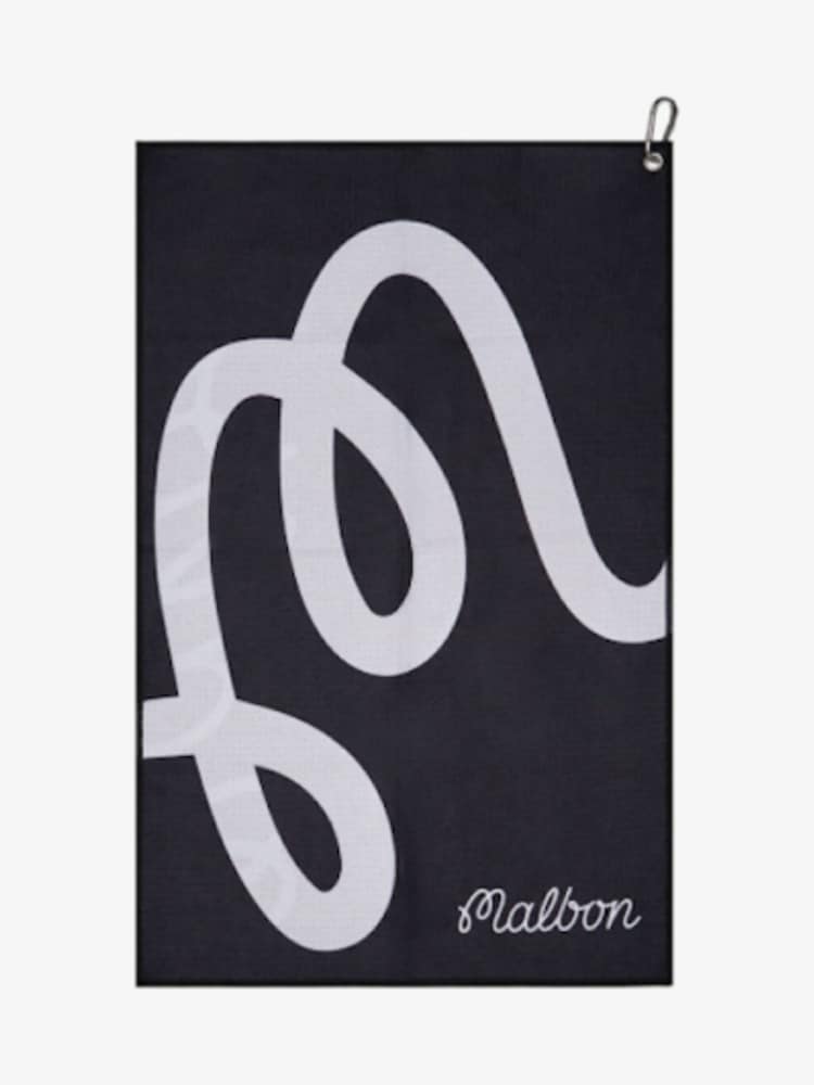 Malbon Black Golf Towel - Image 1 of 2 Malbon Black Golf Towel - Image 1 of 2