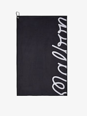 Malbon Black Golf Towel - Image 2 of 2