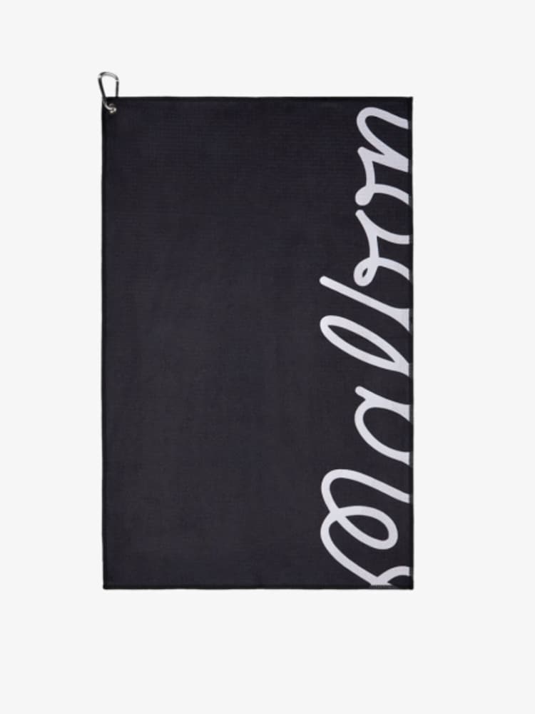 Malbon Black Golf Towel - Image 2 of 2 Malbon Black Golf Towel - Image 2 of 2
