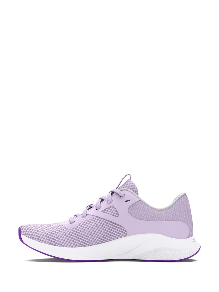 Under Armour Purple/White Charged Aurora Trainers - Image 2 of 5