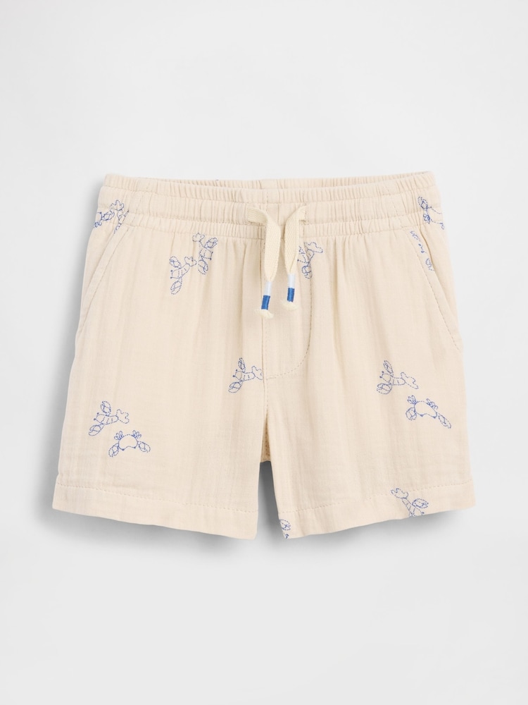 Gap Beige Lobster Gauze Print Pull On Shorts (6mths-6yrs) - Image 2 of 3 Gap Beige Lobster Gauze Print Pull On Shorts (6mths-6yrs) - Image 2 of 3