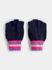 JoJo Maman Bébé Navy Unicorn Embroidered Gloves - Image 3 of 5