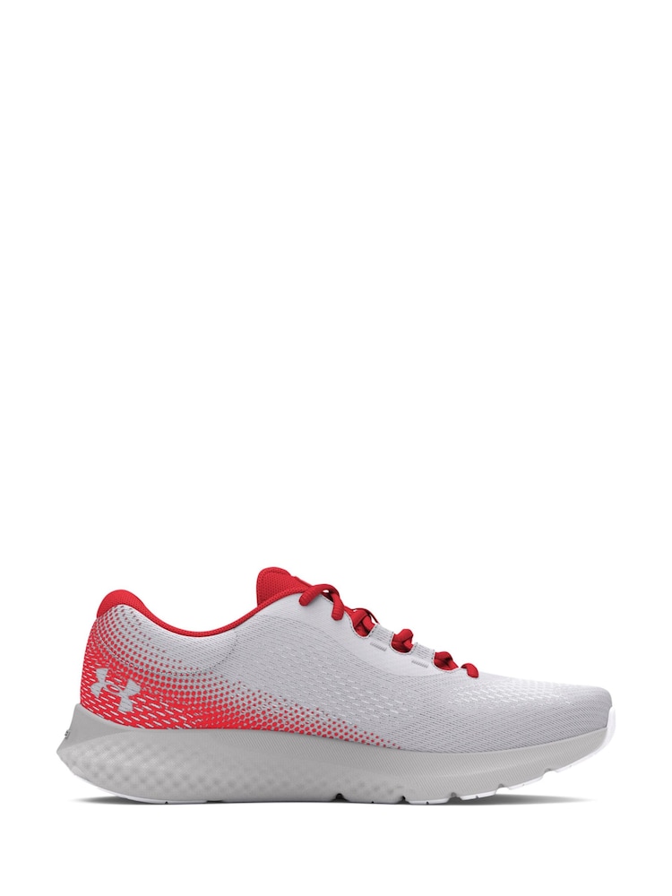 Under Armour Grey/Red Charged Rogue Shoes - Image 1 of 7