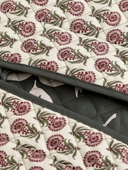 Khaki Green Quilted Reversible Waistcoat - Image 8 of 8