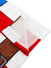 Bade- und Strand-Poncho mit Charaktermotiv Captain America aus 100 % Baumwolle - Bild 5 von 10