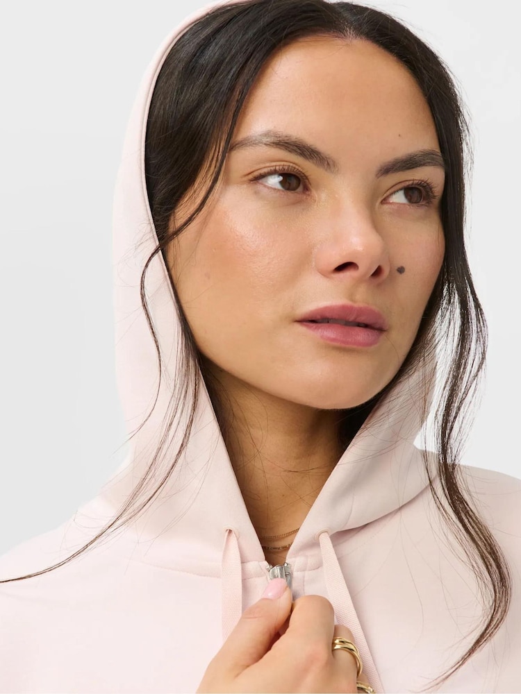 Sweaty Betty Pink Sand Wash Cloudweight Zip Through Hoodie - Image 2 of 6 Sweaty Betty Pink Sand Wash Cloudweight Zip Through Hoodie - Image 2 of 6
