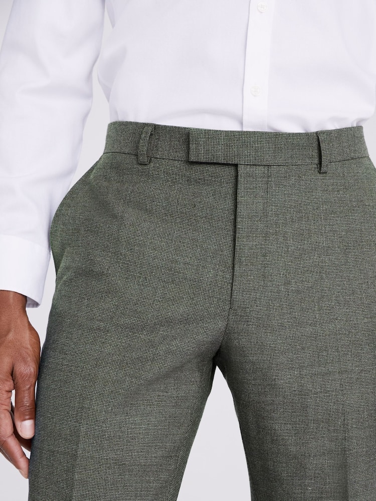 Pantalón a medida con diseño de pata de gallo de alto rendimiento de MOSS - Imagen 3 de 3