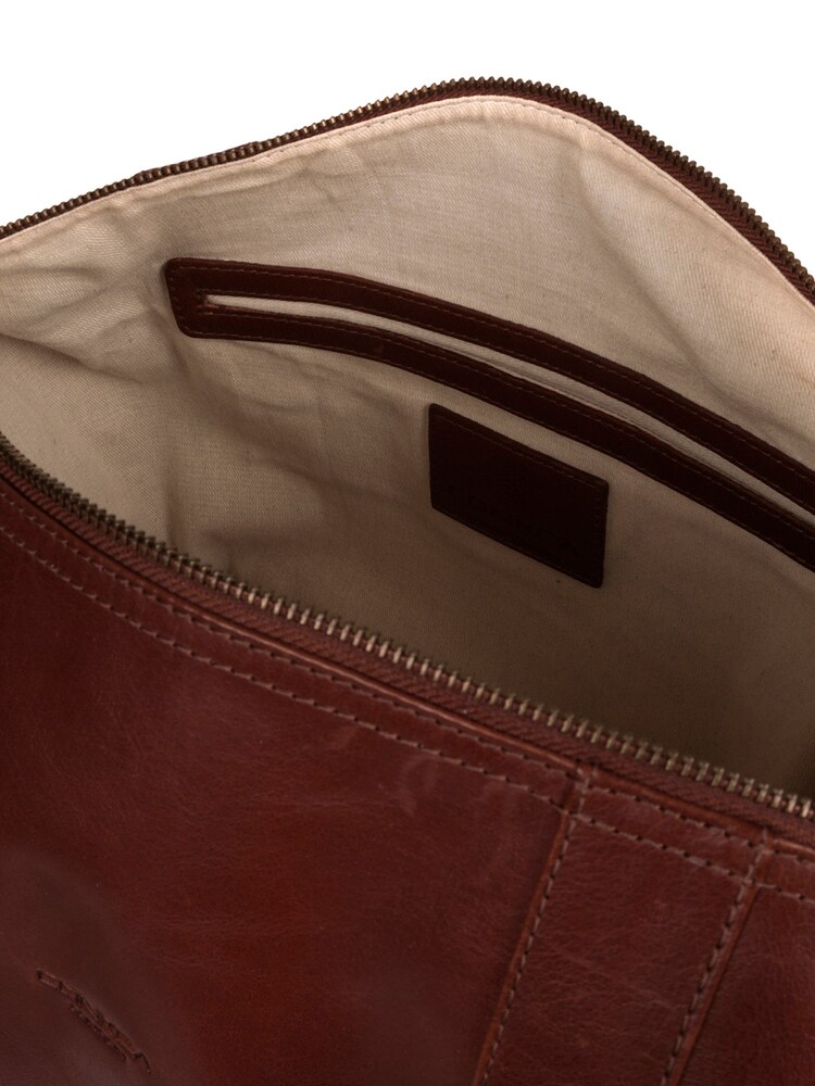 محفظة بني - حقيبة كبيرة جلد Rivellino من Conkca  - صورة 5 من 5