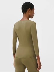 Sweaty Betty Green Ultimate Studio 3/4 Sleeve T-Shirt - Image 3 of 6