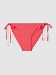 Reiss Coral Riah Triangle Halter Neck Bikini Top - Image 2 of 6