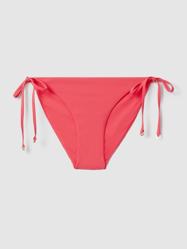 Reiss Coral Riah Triangle Halter Neck Bikini Top - Image 2 of 6