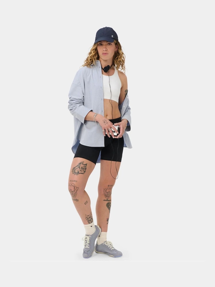Sweaty Betty Blue Summer Stripe Shirt - Image 1 of 6