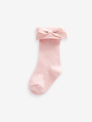 Pink & Weiß - Babysocken mit Schleife im 3er-Pack (0 M.–2 J.) - Bild 2 von 4