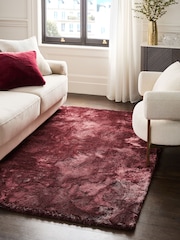 Dark Red Collection Luxe Plush Rug - Image 1 of 5