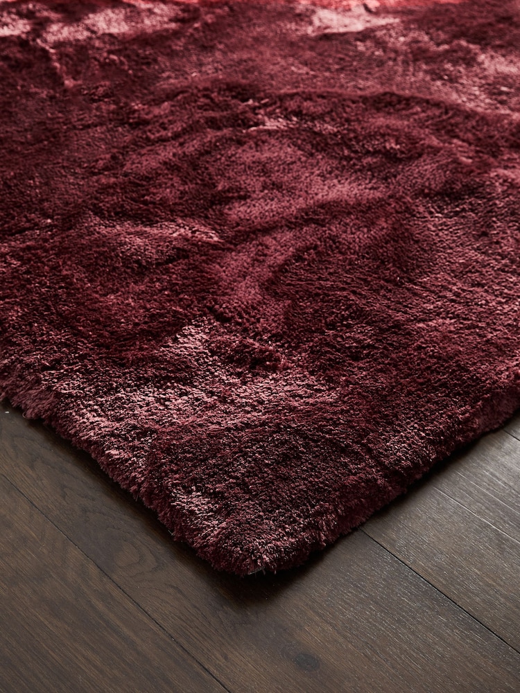 Dark Red Collection Luxe Plush Rug - Image 2 of 5