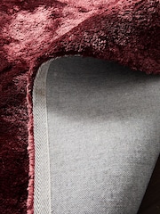 Dark Red Collection Luxe Plush Rug - Image 4 of 5