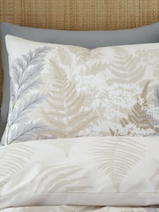 Catherine Lansfield Natural Floral Foliage Reversible Duvet Cover Set - Image 4 of 4