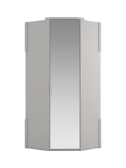 Wiemann Grey Peyton Corner Mirror Semi-Fitted Wardrobe - Image 2 of 6