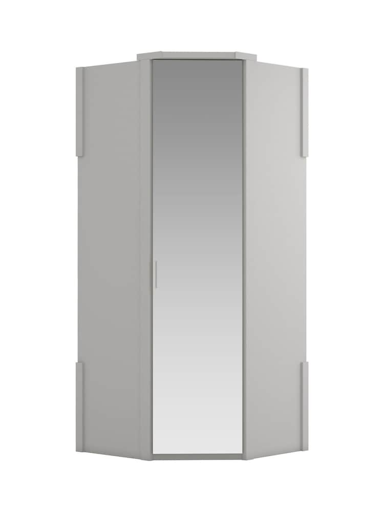 Wiemann Grey Peyton Corner Mirror Semi-Fitted Wardrobe - Image 2 of 6