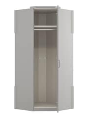Wiemann Grey Peyton Corner Mirror Semi-Fitted Wardrobe - Image 3 of 6