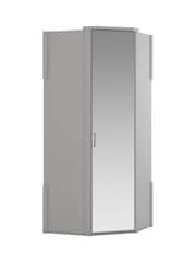 Wiemann Grey Peyton Corner Mirror Semi-Fitted Wardrobe - Image 2 of 2