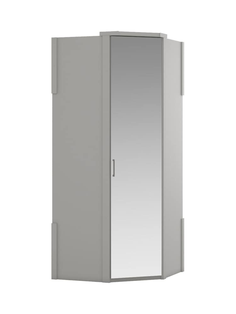 Wiemann Grey Peyton Corner Mirror Semi-Fitted Wardrobe - Image 2 of 2