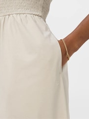 Sweaty Betty Brown Cotton Poplin Scoop Neck Maxi Dress - Image 4 of 6