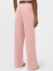 Sweaty Betty Pink Summer Stripe Regular Trousers - Image 4 of 6