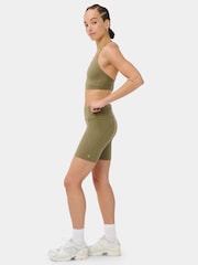 Sweaty Betty Khaki Green 6" Inseam Power Workout Leggings - Image 1 of 6