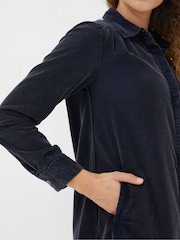FatFace Blue Chester Cord Dress - Image 3 of 4