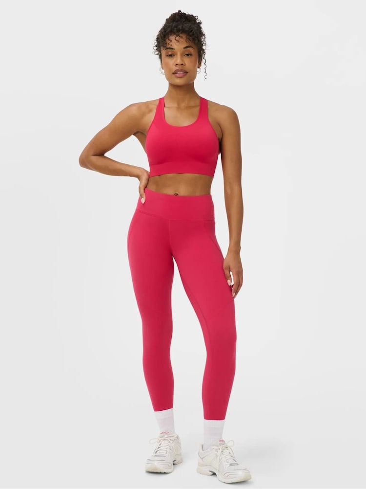 Sweaty Betty Red 27 inch inside seam Power Workout Leggings - Image 1 of 6 Sweaty Betty Red 27 inch inside seam Power Workout Leggings - Image 1 of 6